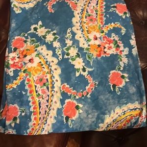 Pottery Barn teen floral duvet cover